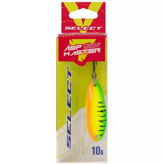 Блешня-кастмастер Select AspMaster 10.0g 45mm, колір: MTGG, Розмір/Вага: 10g/45mm, Колір блешні: MTGG, фото , изображение 2